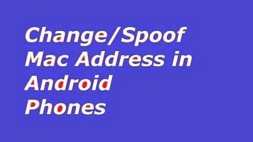 Mac Address Spoofing App Android